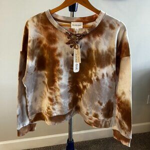 NWT Olive + Oak Tie Dye Long Sleeve Top